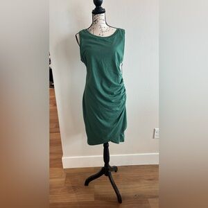 NWT Leith Ruched Bodycon Sleeveless Dress Size L